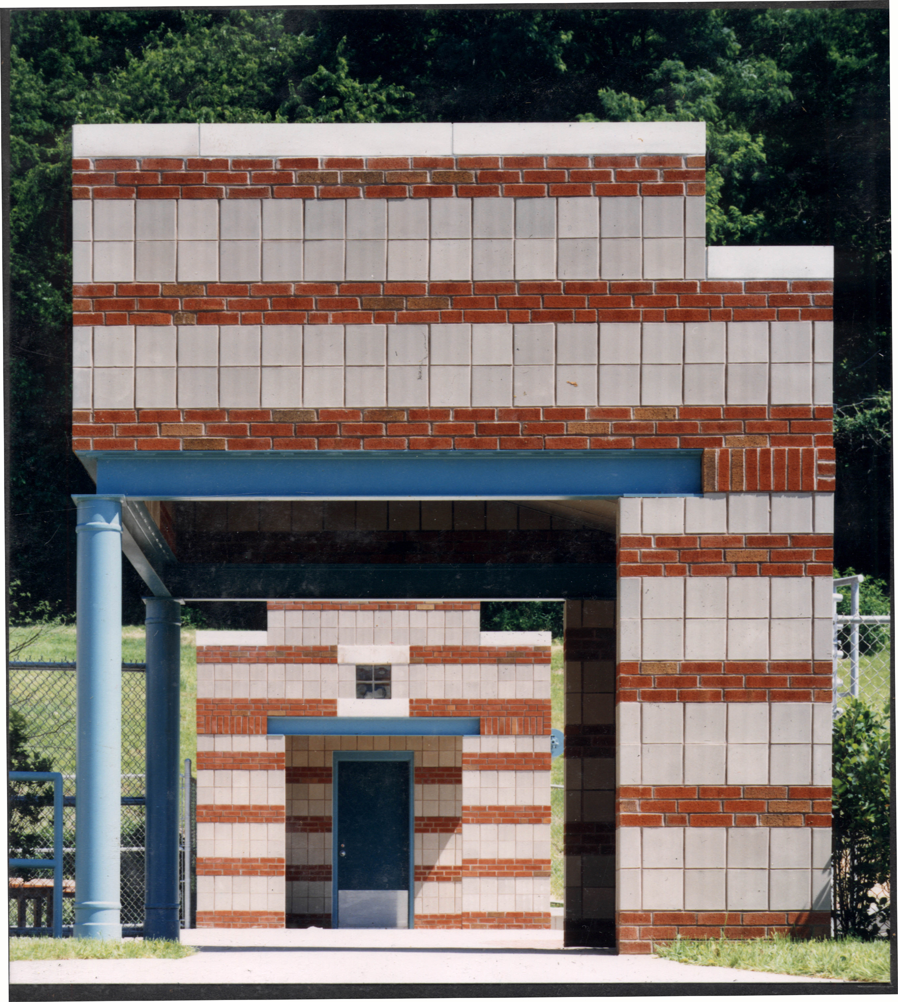 TAI+LEE, West Penn Pool, Playground & Recreation Center, Polish Hill, Pittsburgh, PA, 1988.