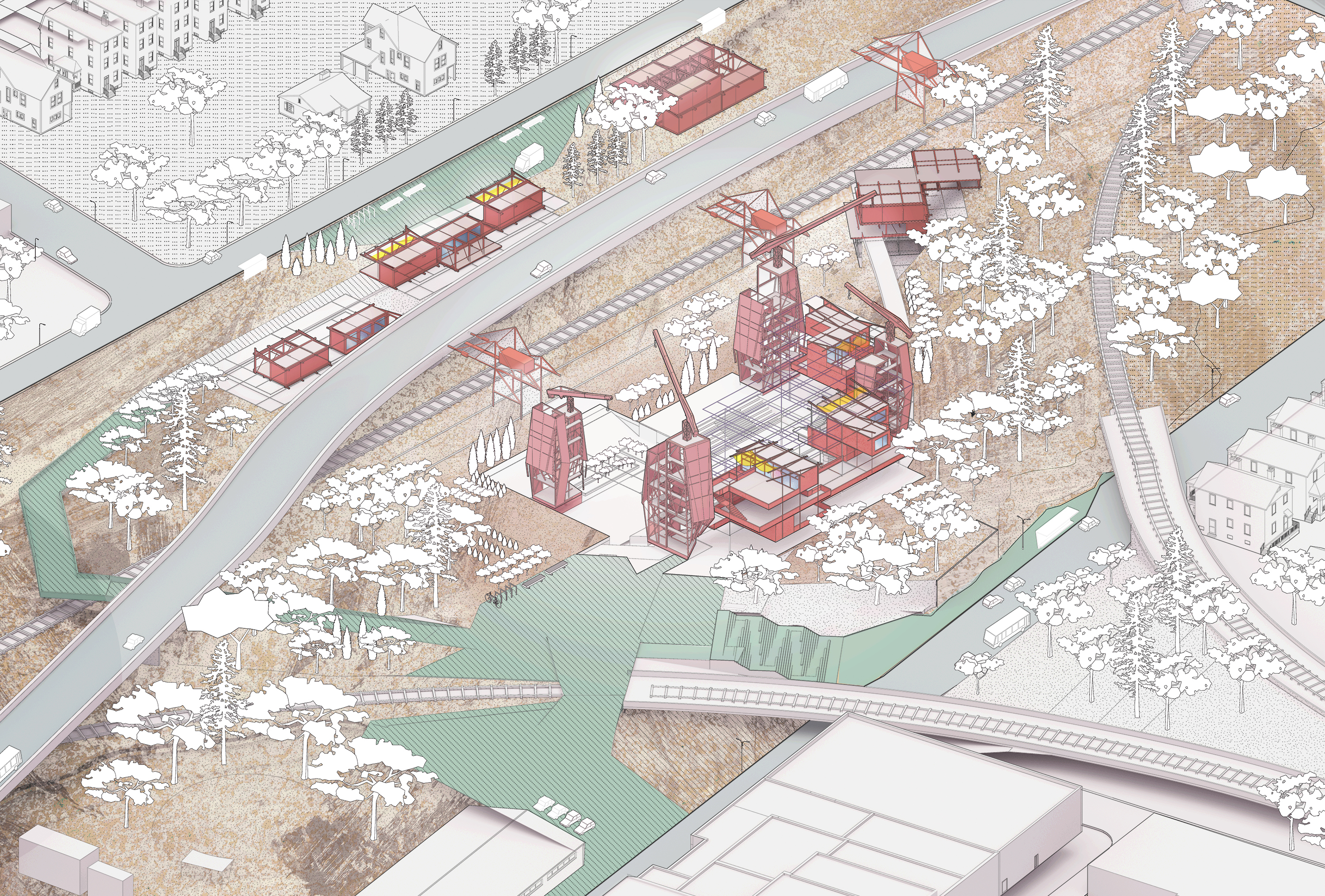 M.Arch student work from Praxis I: Design for Transitions.