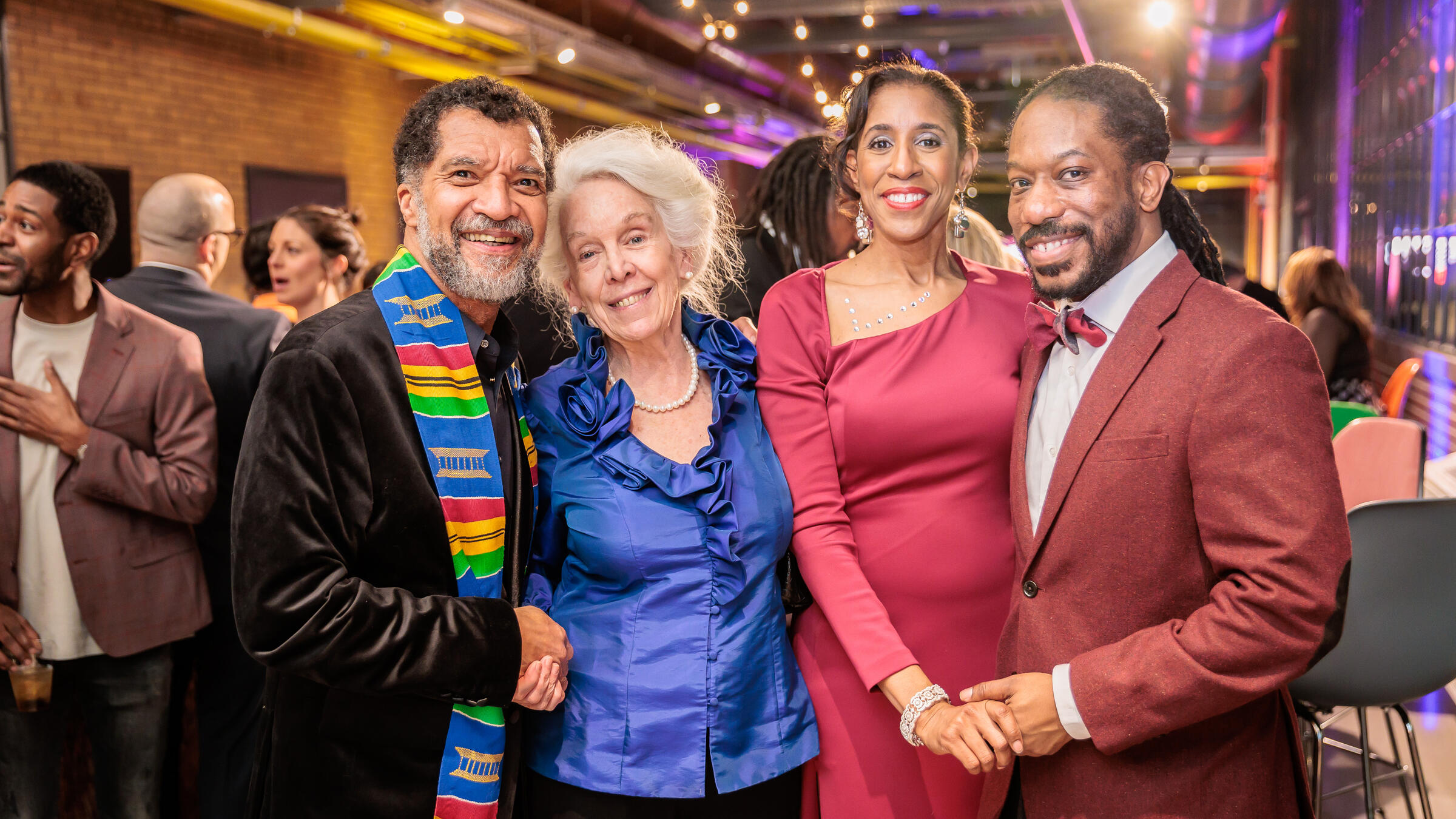 A group poses at NOMA gala
