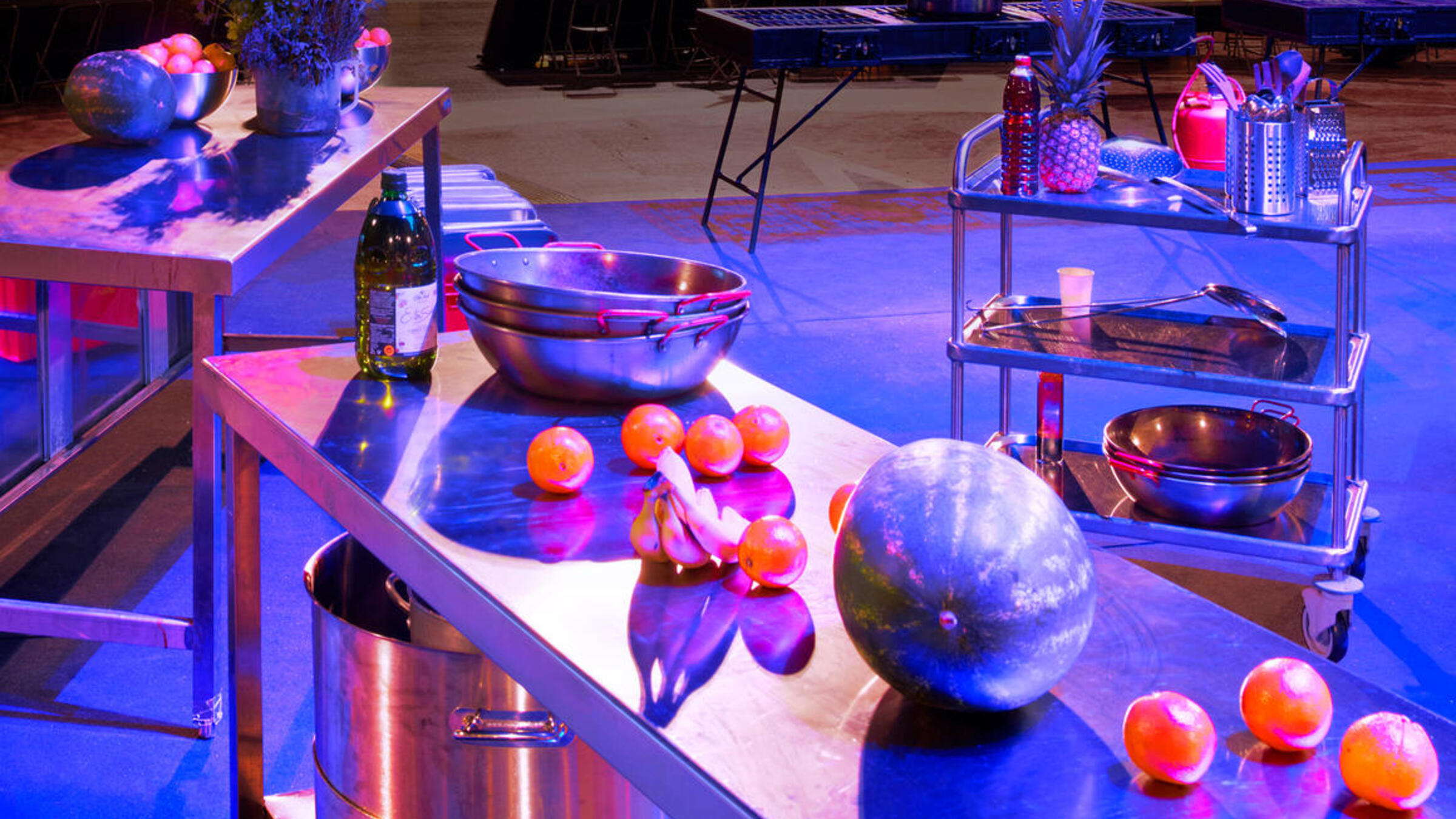 kitchen objects on a table