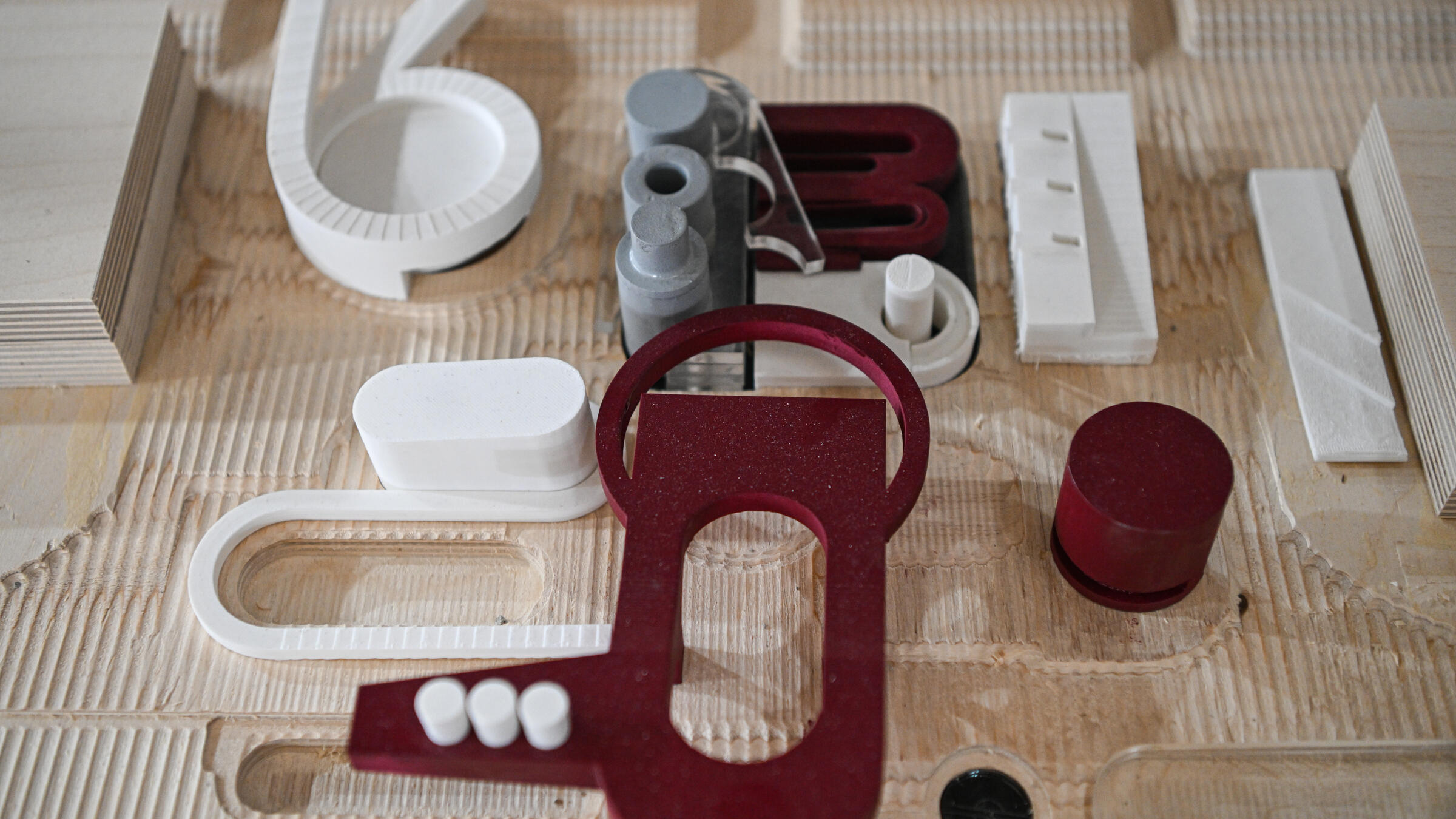 close up of an architectural model