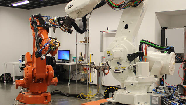 Photo of robotic machinery