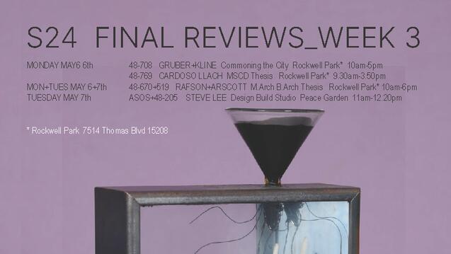 S24 Final Reviews Week 3 poster
