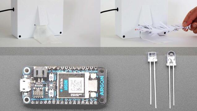 Above: Sneeze Love by Malika Khurana, Zhenfang Chen and Yang Bai. Below: Particle Argon