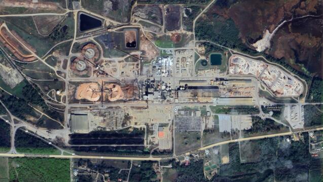 Factory in Yellow Bluff, Alabama