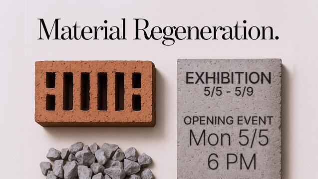 Material Regeneration Exhibition