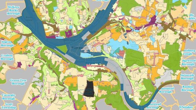 Pittsburgh Zoning Map