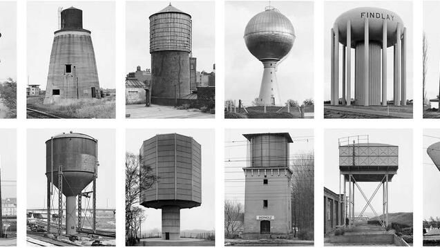 Water Towers by Bernd and Hilla Becher, 1967-80.