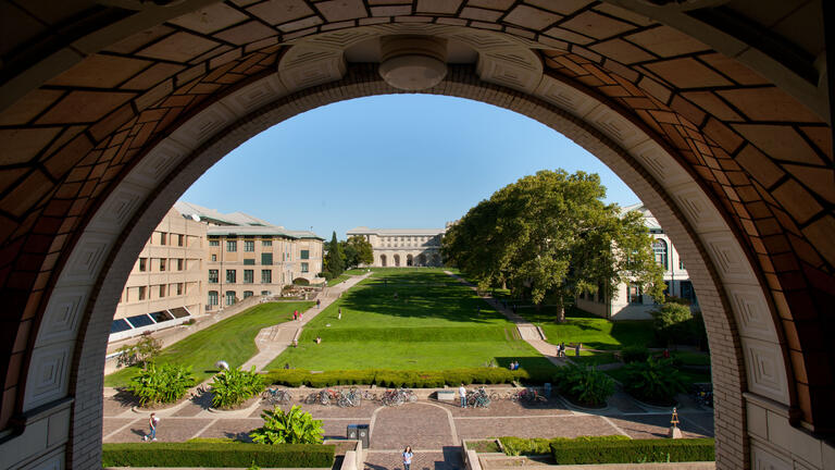 The cut at CMU from Hamerschlag Hall looking towards CFA