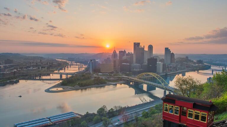 Photo of Pittsburgh from the incline