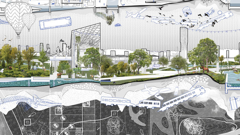 Diagram titled "Ecological Restoration"