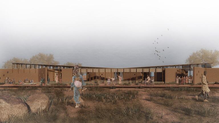 “Baghere Essentials - Women’s House in Senegal” by Khevna Modi (MSSD ’25), a recipient of the 2024 Ralph H. Burt Jr. and Alva L. Hill Scholarship, completed in collaboration with Aditi and Mohit.
