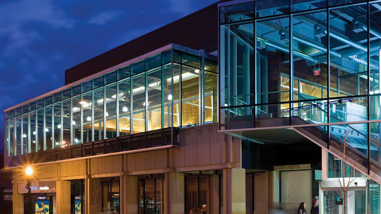 Carnegie Library of Pittsburgh’s Squirrel Hill branch (2005), recipient of an American Institute of Architects (AIA) Honor Award in 2007.
