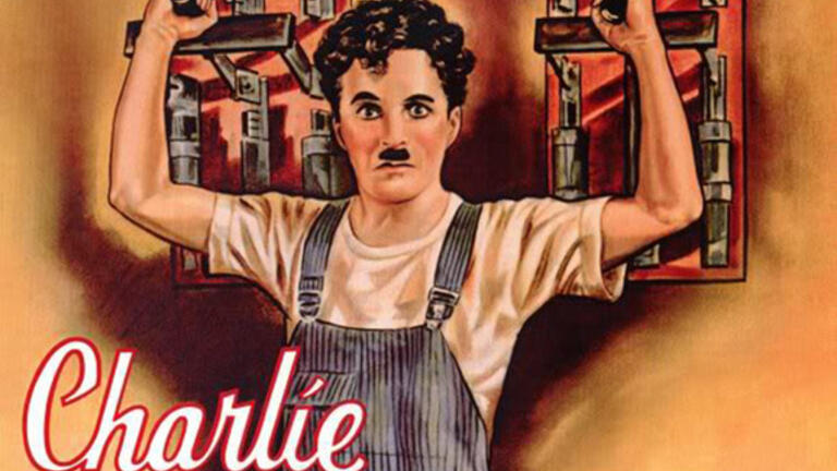 cover for modern times by charlie chaplin