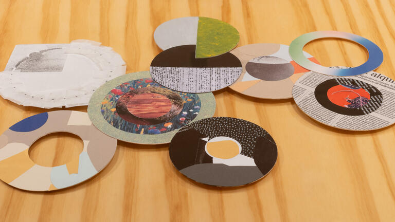 an assortment of objects on a table