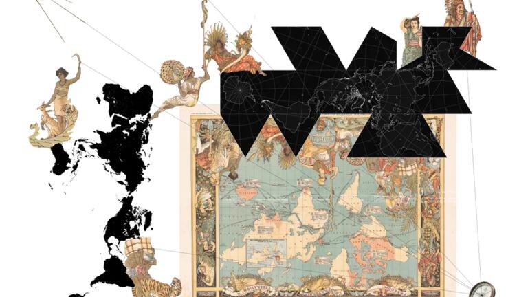 World Map Extract: Cave Bureau’s Counter Imperial Federation Map of the world. Image credit: Cave Bureau.