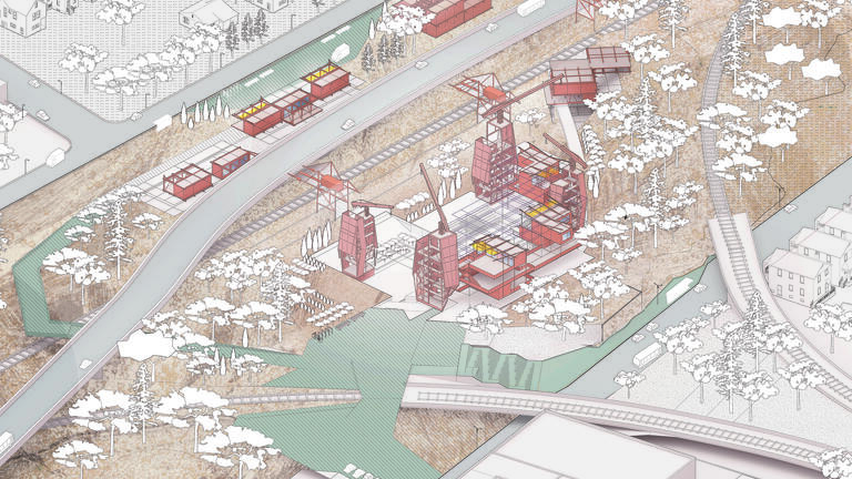 M.Arch student work from Praxis I: Design for Transitions.