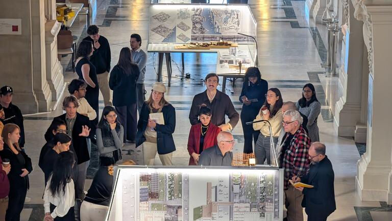 M.Arch studio Praxis I: Design for Transitions end of semester exhibition.