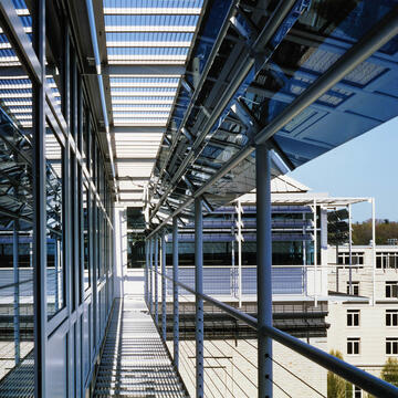 Photograph of the outside of the Robert L. Preger Intelligent Workplace