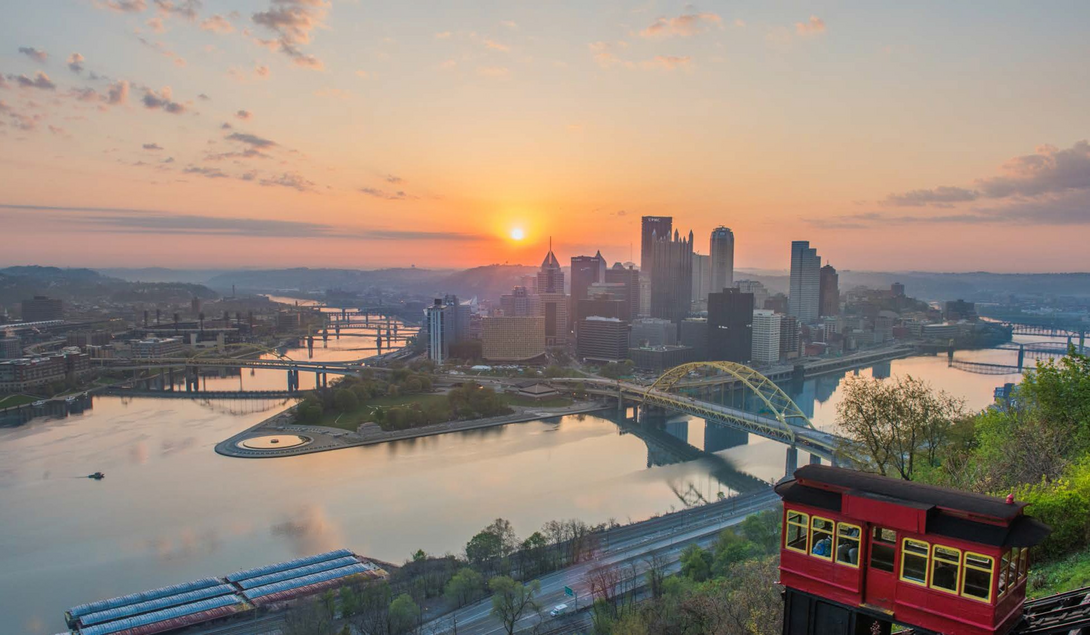 Photo of Pittsburgh from the incline