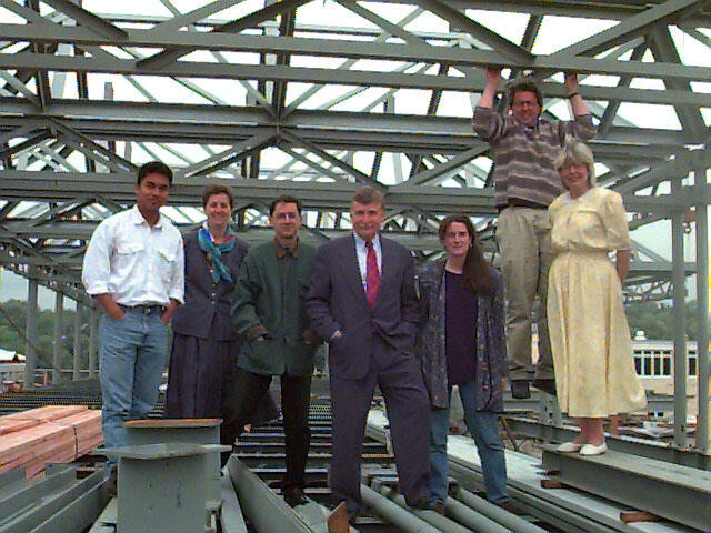 Intelligent Workplace, May 1995. Celebrating the competition of the steel. Intelligent Workplace, May 1995. Celebrating the competition of the steel.