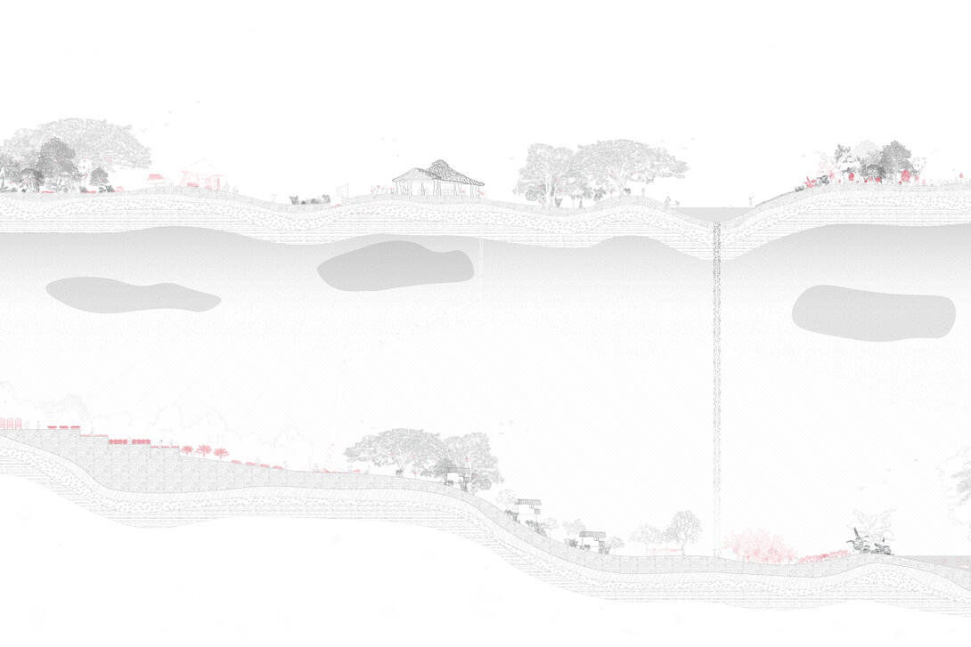 Illustration of synergistic systems interacting in Pachamama Ecovillage 