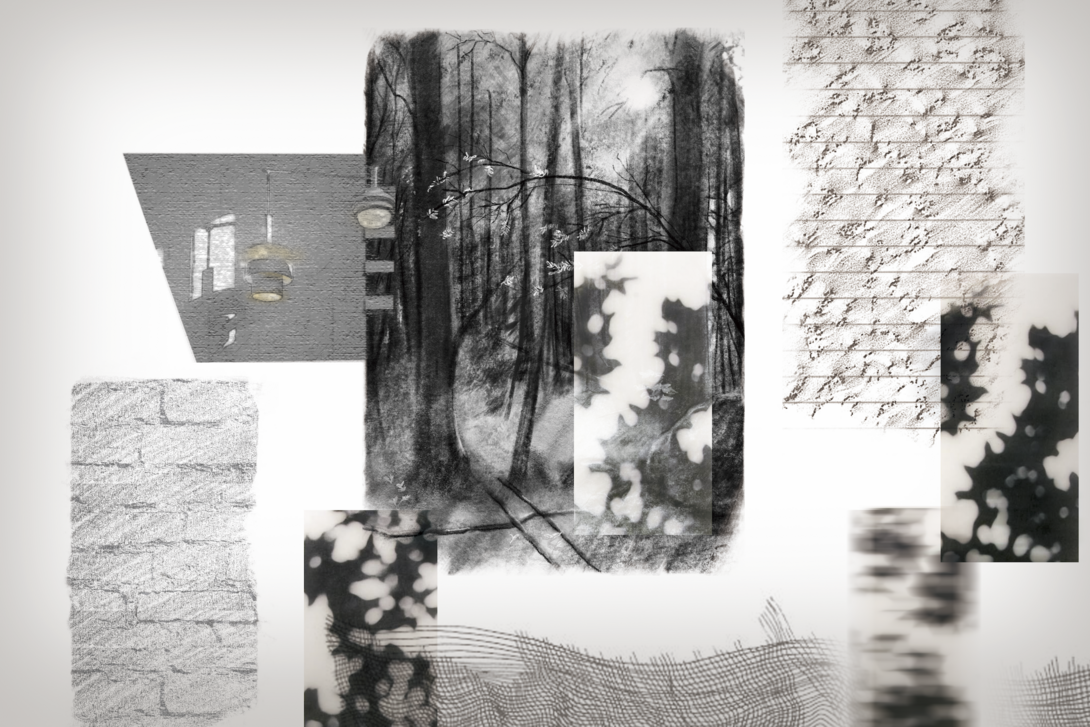 Alvar Aalto architecture collage