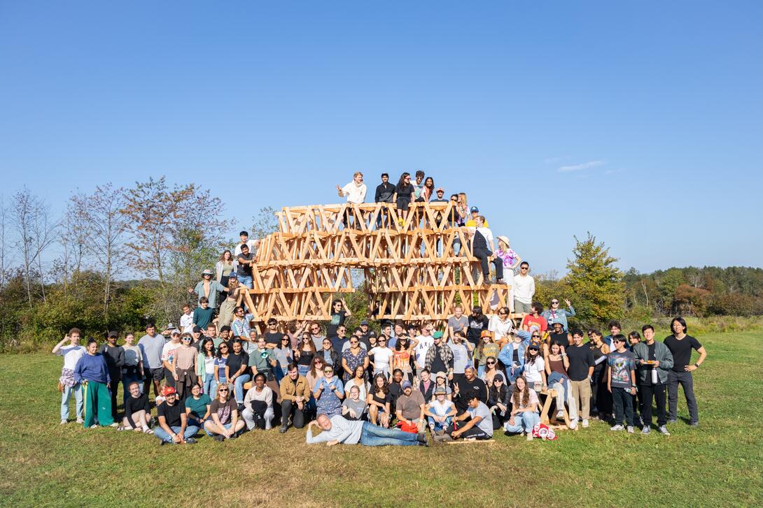 Bethel Woods Art and Architecture Festival camp photo. Photo: Breyden Anderson. Bethel Woods Art and Architecture Festival camp photo. Photo: Breyden Anderson.
