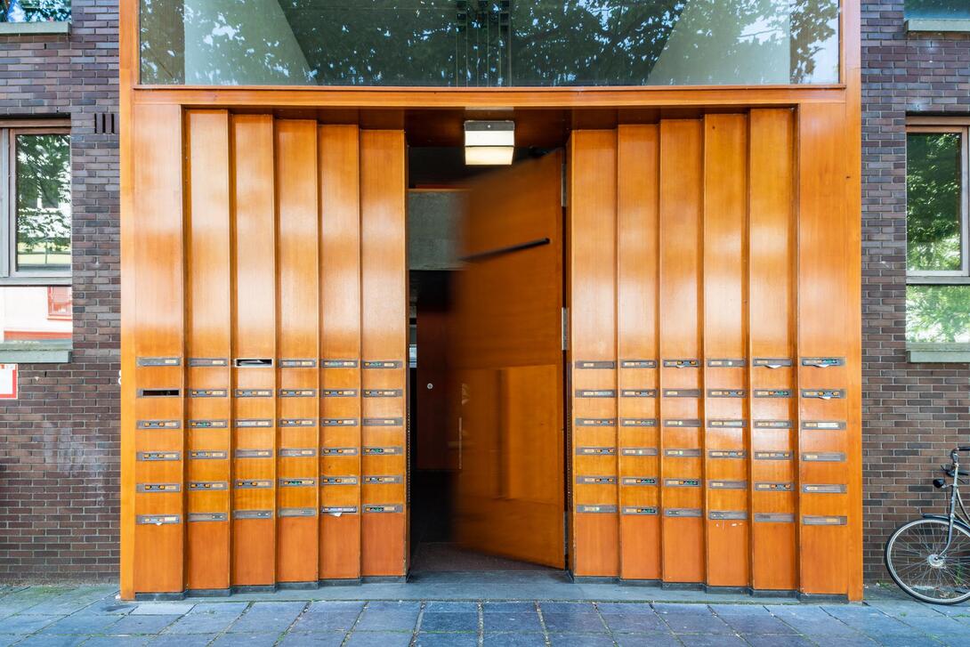 Piraeus Housing Block Entry with Mailboxes. Image credit: Mario Ferrara.