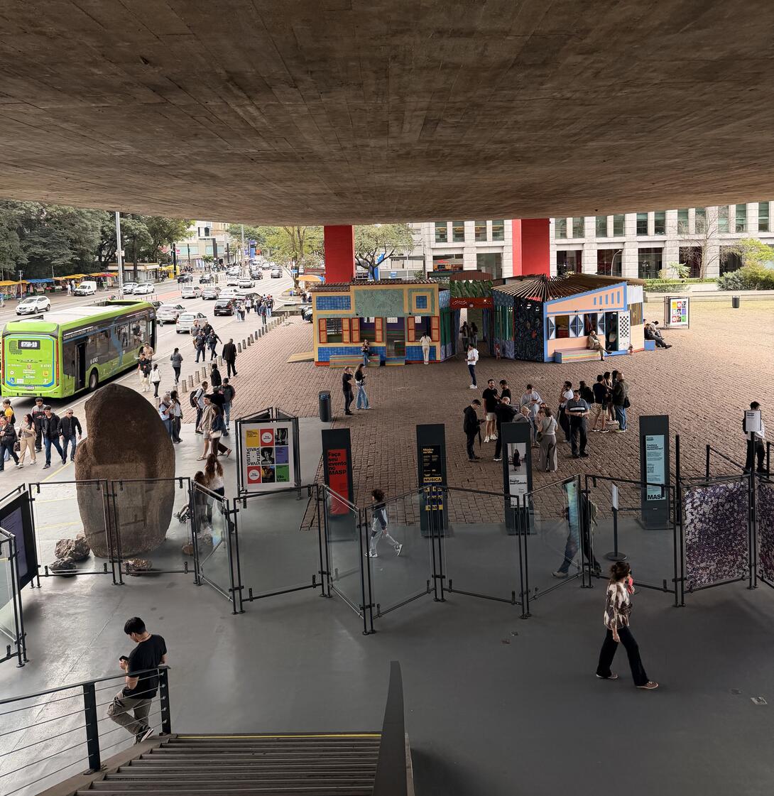 The space beneath MASP